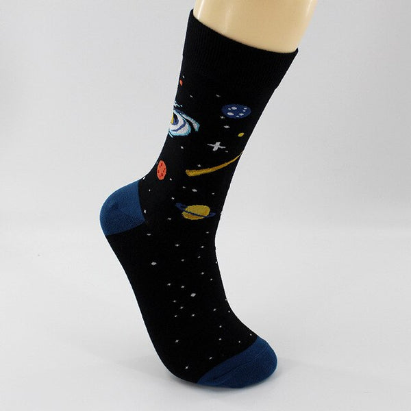 Outer Space Novelty Cotton Socks