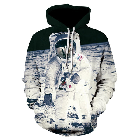 Astronaut Moon Landing Hoodie